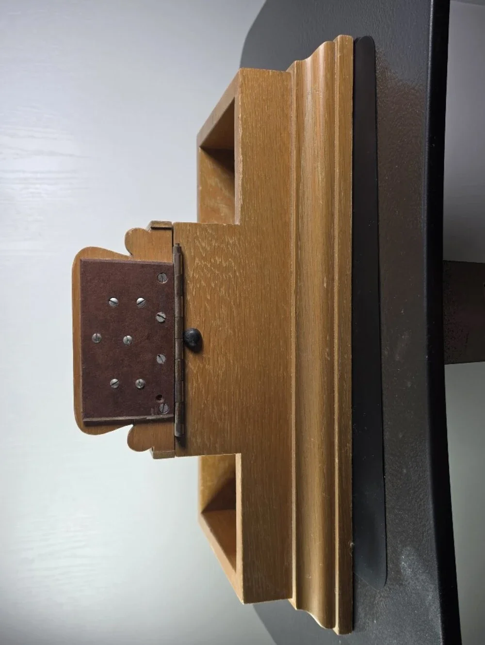 Wood Prayer Box with Side Trays - 'Petitions and Thanksgivings'